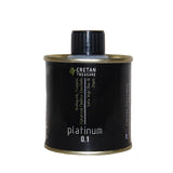 Platinum Organic Extra virgin olive oil acidity 0.1-0.3 Metal can.