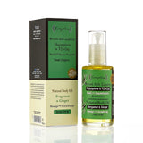 Natural  Massage Oil / Aromatherapy Invigoration, Energy Bergamot and Ginger 60 ml / 2.02 oz
