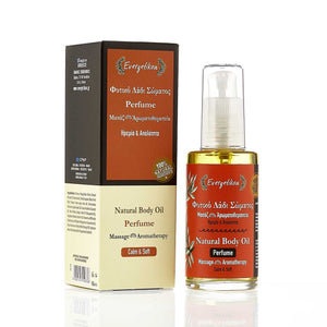 Natural Massage Oil / Aromatherapy Calmness & Softness Personal journey in nature  60 ml / 2.02 oz