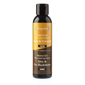 Shower gel Aloe and Sea Buckthorn Jasmine 99% natural ingredients 150ml / 5.07oz