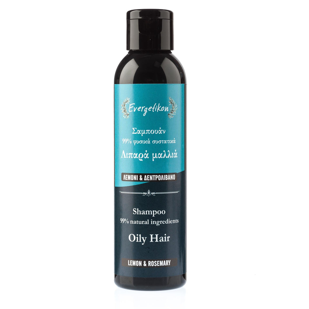 Shampoo for Oily Hair with Lemon & Rosemary. 150ml / 5.07oz