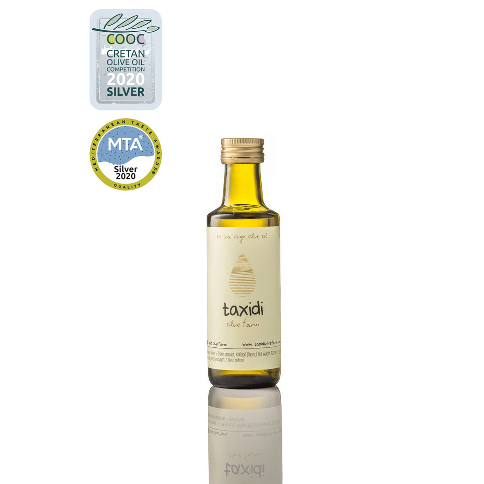 Extra virgin olive oil glass bottle 100ml / 3.38oz