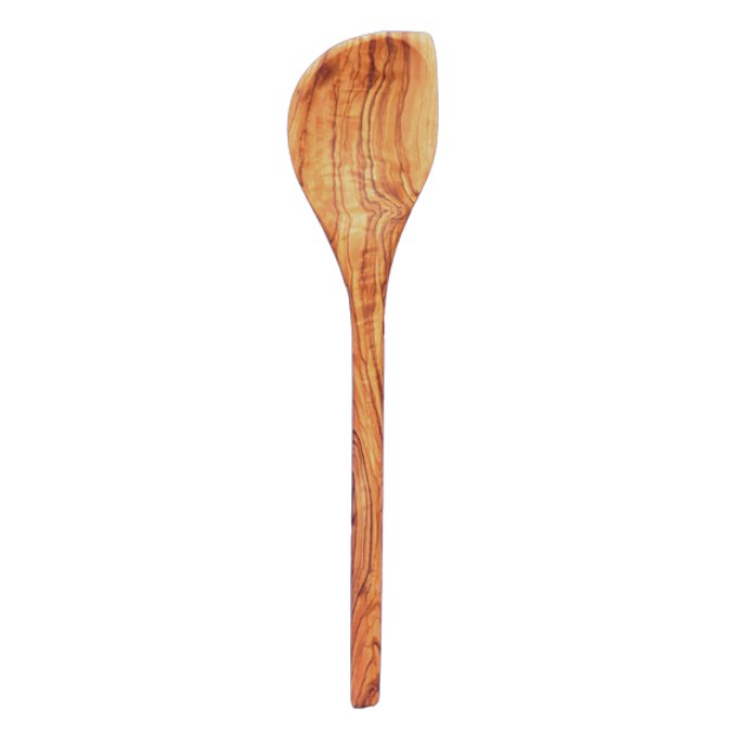 Pointy edge wooden spoon 30 cm  / 11.81in