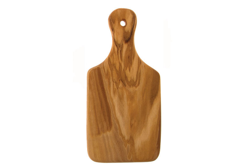 Wood cutting board in racket shape thin 22 cm / 8.66in