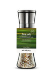 Sea Salt With Mediterranean Herbs Glass Mill Inox 200g / 7.05oz