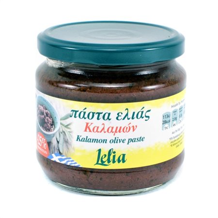 Olive paste  from Kalamon Olives with the addition of extra virgin olive oil, vinegar and oregano 360gr / 12.69oz