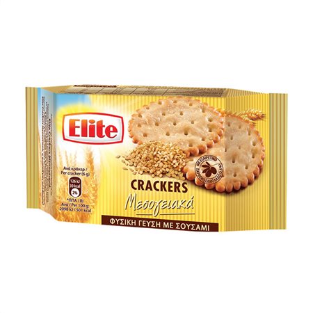 Crackers Mediterranean Natural Taste with Sesame 105g / 3.70oz
