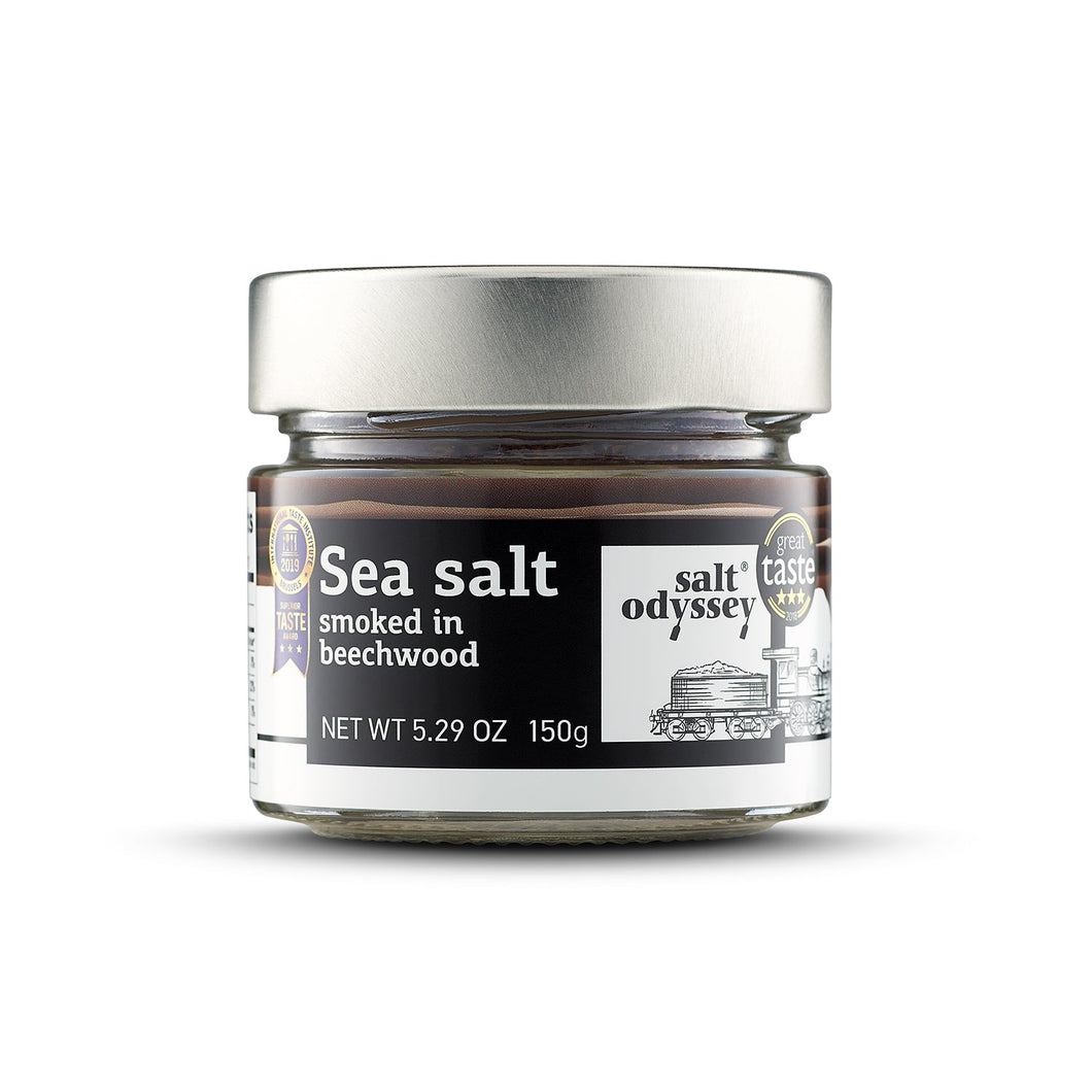 Smoked Fine Sea Salt Jar 150g / 5.29oz
