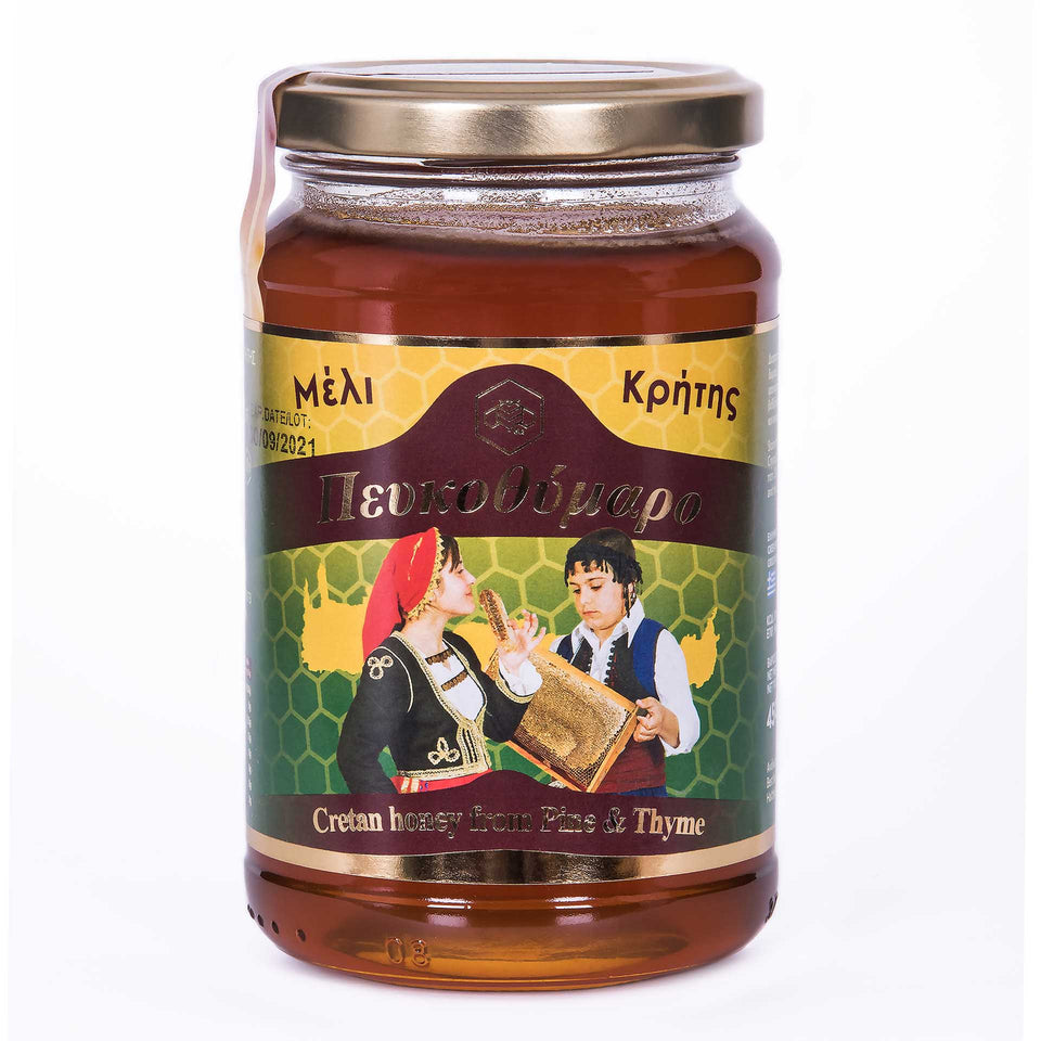 Cretan honey in traditional packaging 450g / 15.87oz