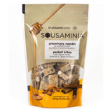 Sousaminia Almond Pasteli in bites with almonds and thyme honey 150g / 5.29oz