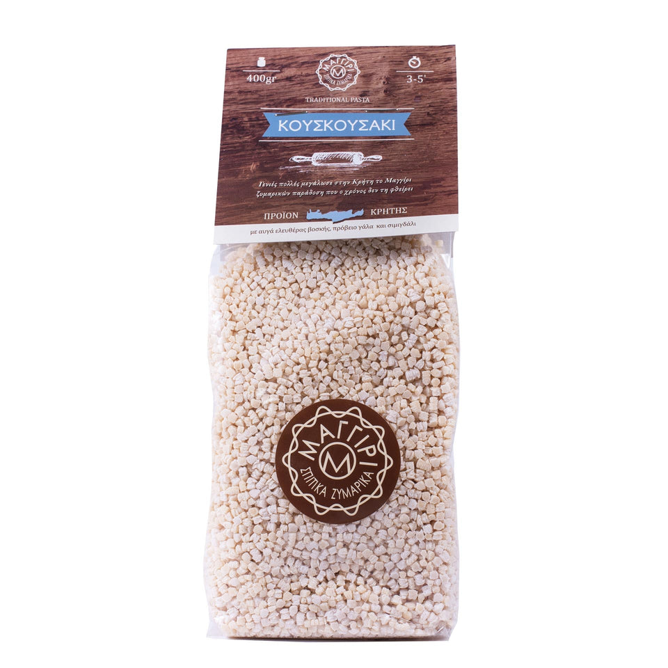 Greek Homemade Couscous with eggs, sheep's milk and semolina 400g / 14.1oz