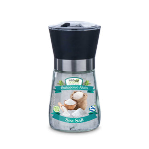 Mill Sea salt Premium Ceramic Grinder, Refillable Coarseness Adjustable for spices. 170g / 6oz