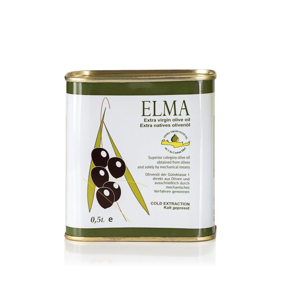 Elma's Extra Virgin Olive Oil Metal Can 