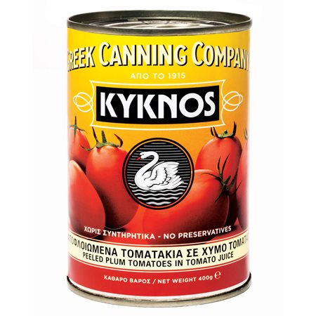 Tomatoes Whole Peeled metal can 400g / 14.1oz
